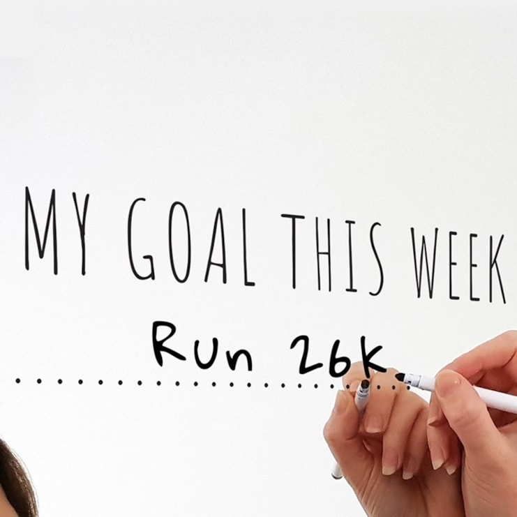 'My Goal This Week' Mirror Sticker and Pen 'My Goal This Week' Mirror Sticker and Pen
