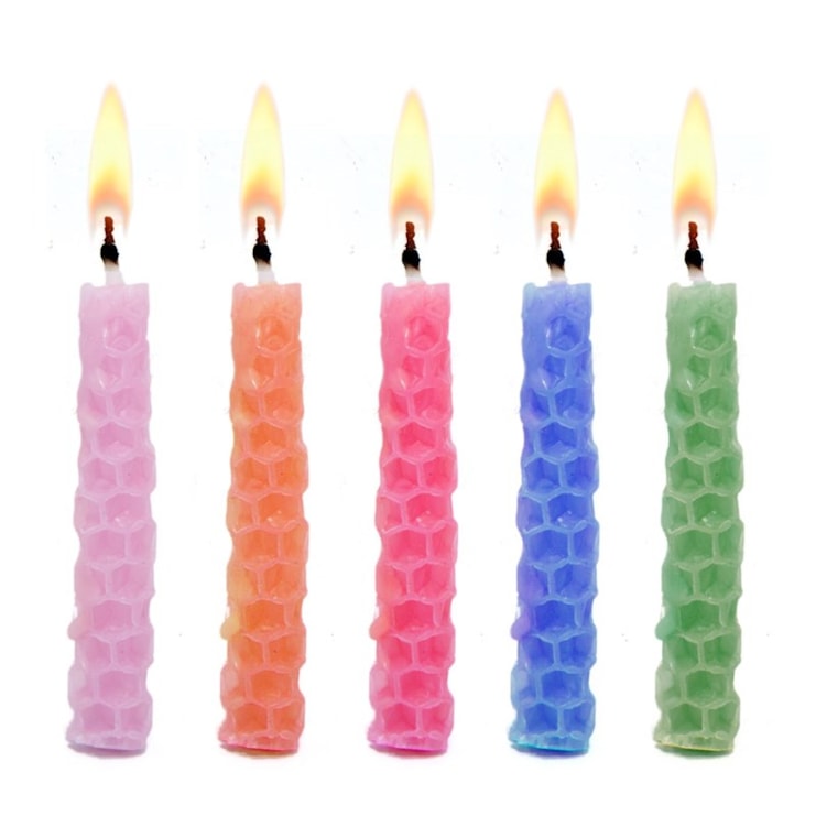 Make Your Own Multi-Coloured Beeswax Candles Make Your Own Multi-Coloured Beeswax Candles