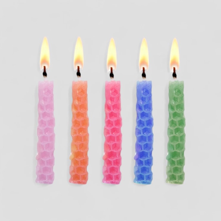 Make Your Own Multi-Coloured Beeswax Candles Make Your Own Multi-Coloured Beeswax Candles