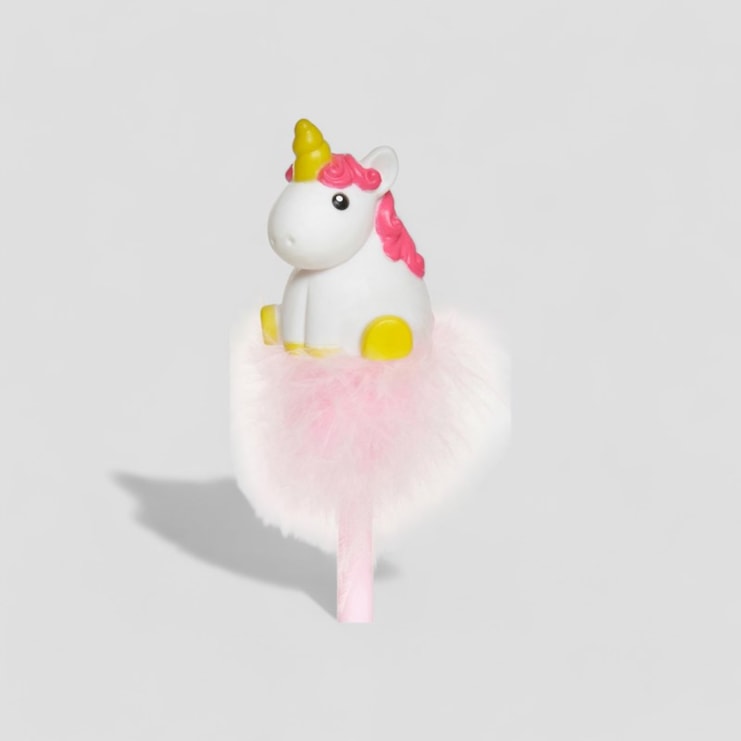 Fluffy Unicorn Pen With Light Fluffy Unicorn Pen With Light