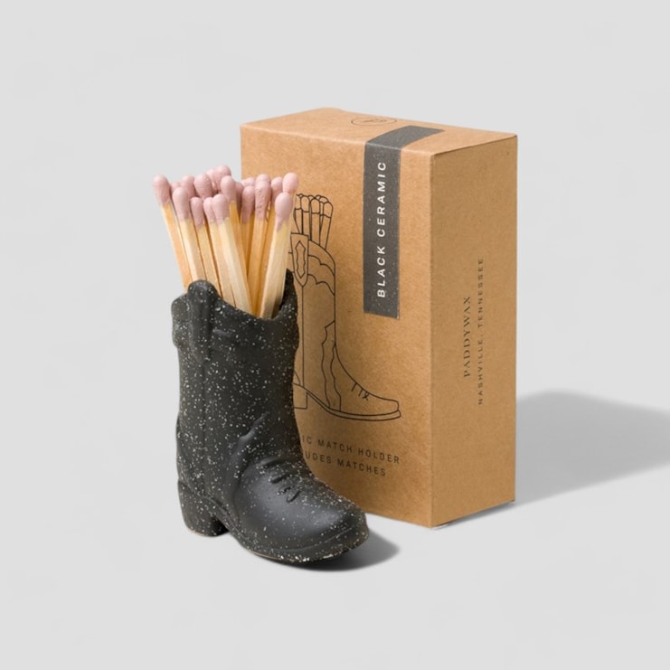 Cowboy Boot Matchstick Holders