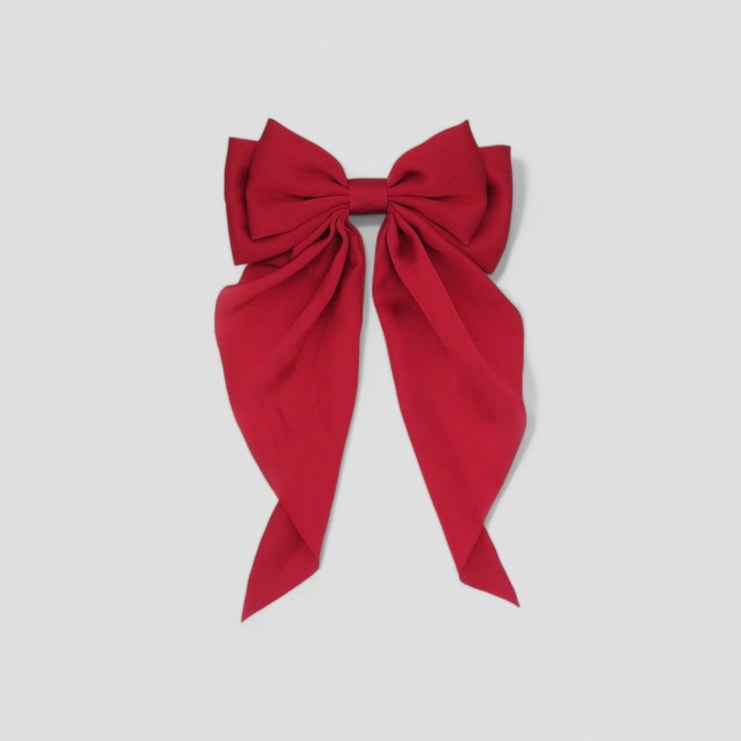 Satin Flowy Bow Clip | Available In 3 Colours Satin Flowy Bow Clip | Available In 3 Colours