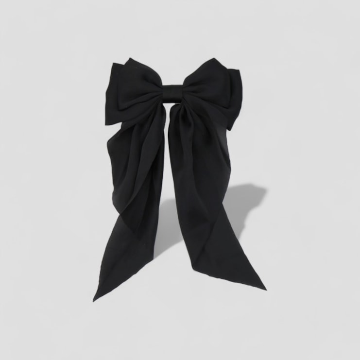 Satin Flowy Bow Clip | Available In 3 Colours
