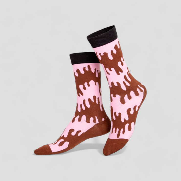 Chocolate Spread Novelty Socks Chocolate Spread Novelty Socks