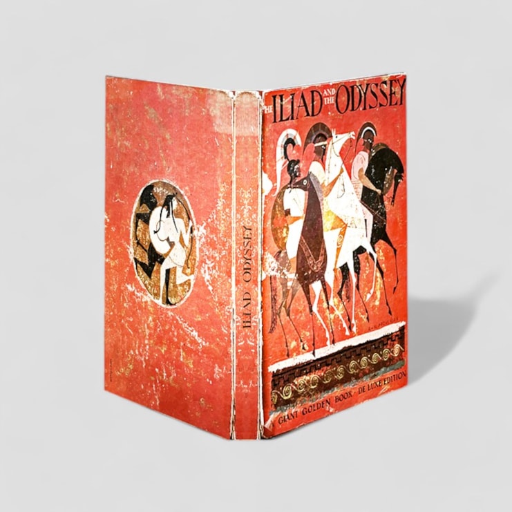 Book Lamp - Iliad and the Odyssey