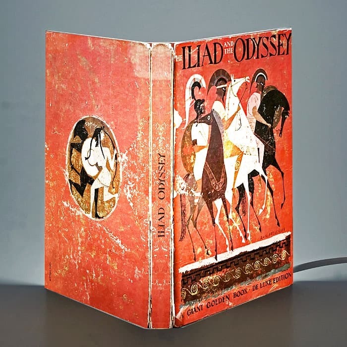Book Lamp - Iliad and the Odyssey Book Lamp - Iliad and the Odyssey