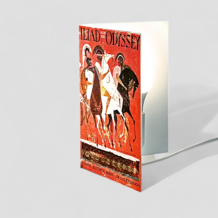 Book Lamp - Iliad and the Odyssey
