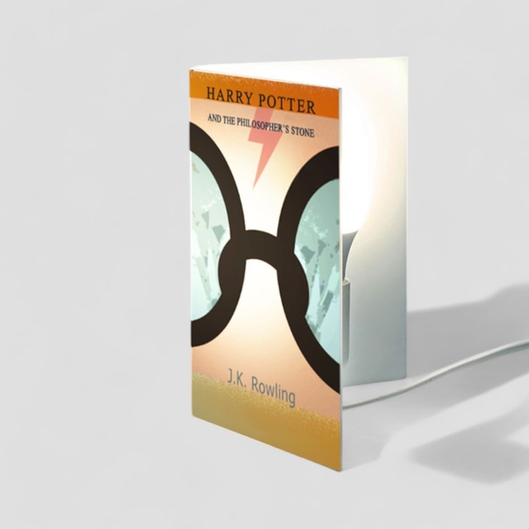 Book Lamp - Harry Potter And The Philosophers Stone Book Lamp - Harry Potter And The Philosophers Stone