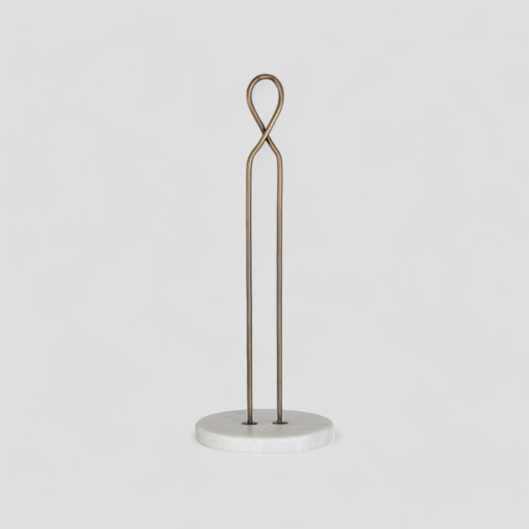 Brompton Antique Brass Kitchen Roll Holder Brompton Antique Brass Kitchen Roll Holder