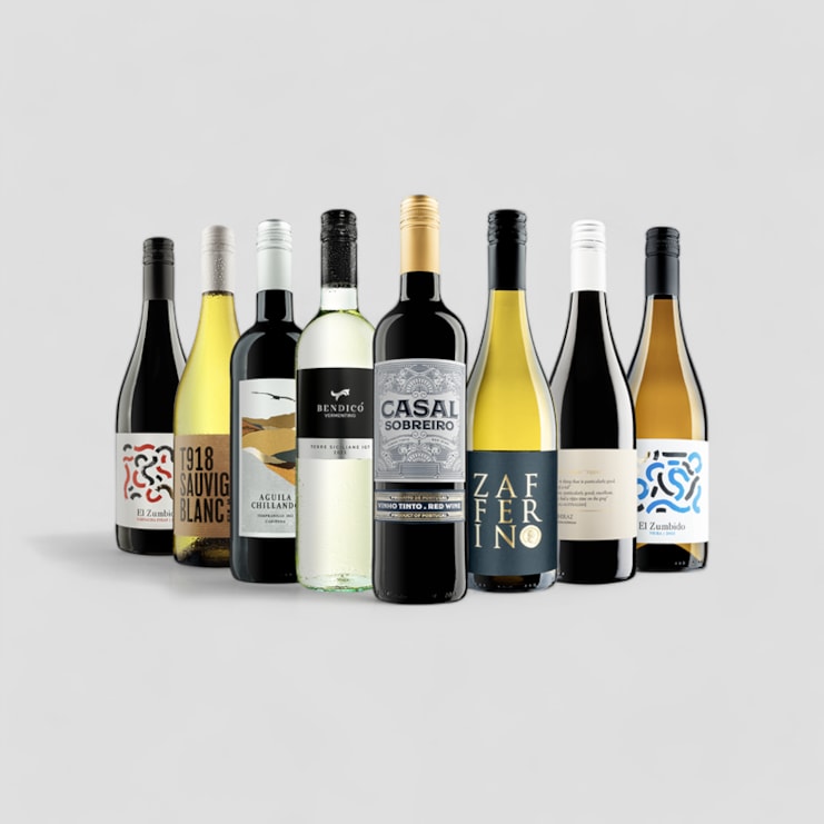 Eight Bottles Of Mixed Wine Eight Bottles Of Mixed Wine