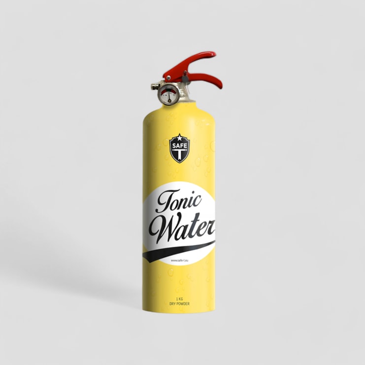Designer Fire Extinguisher - Tonic Water Designer Fire Extinguisher - Tonic Water