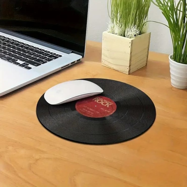Vinyl Record Mouse Mat Vinyl Record Mouse Mat