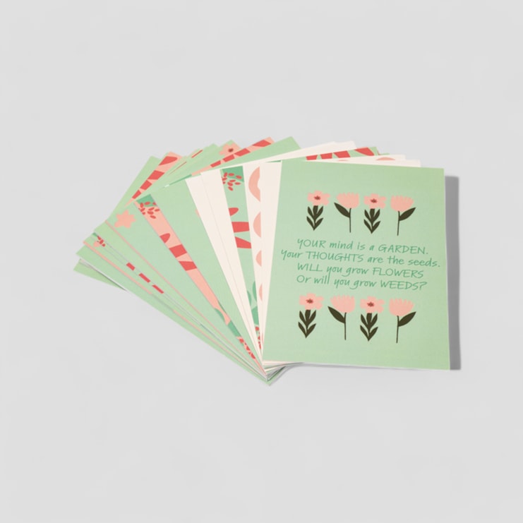 Positive Box Of 52 Wellbeing Postcards Positive Box Of 52 Wellbeing Postcards