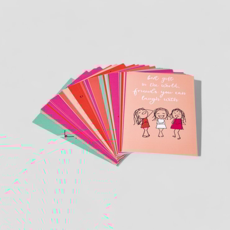 Positive Box Of 50 Jolly Postcards Positive Box Of 50 Jolly Postcards