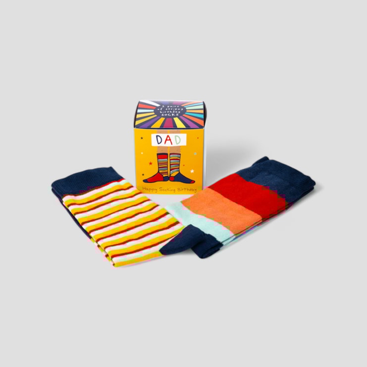 Two Pairs Of Mens Stripey Socks Two Pairs Of Mens Stripey Socks