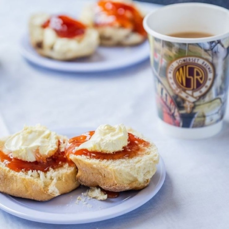 West Somerset Railway Steam Train Journey with Cream Tea for Two