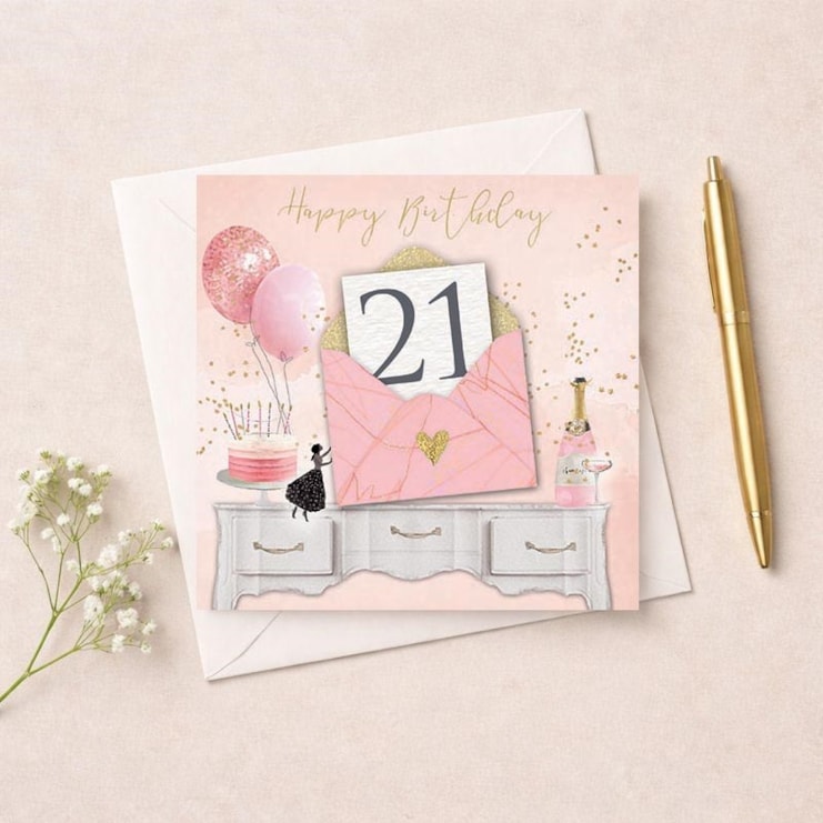 Age 21 Birthday Card - Birthday Letter