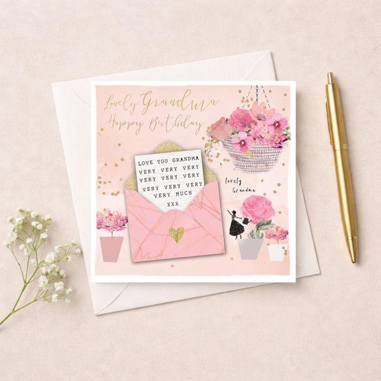 Birthday Card - Lovely Grandma