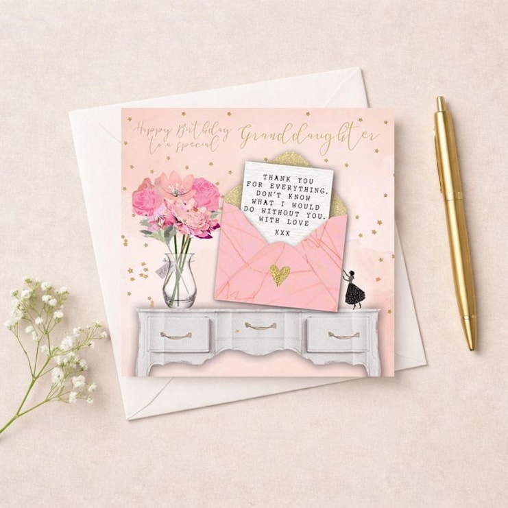 Birthday Card - A Special Granddaughter Birthday Card - A Special Granddaughter