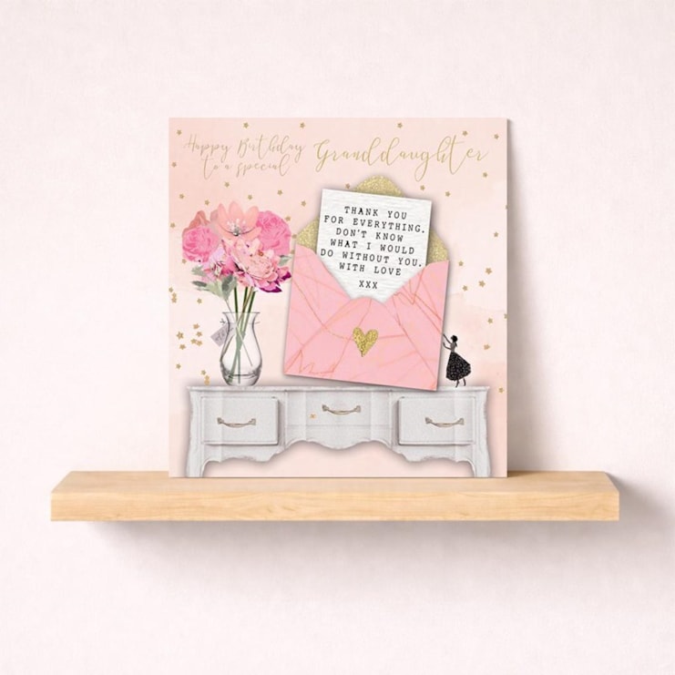 Birthday Card - A Special Granddaughter