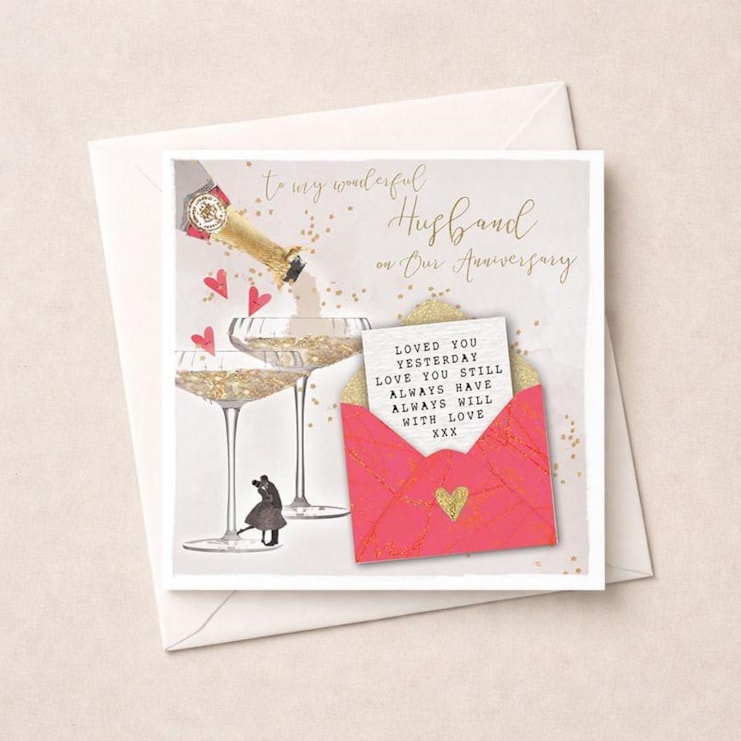 Anniversary Card - To My Wonderful Husband Anniversary Card - To My Wonderful Husband