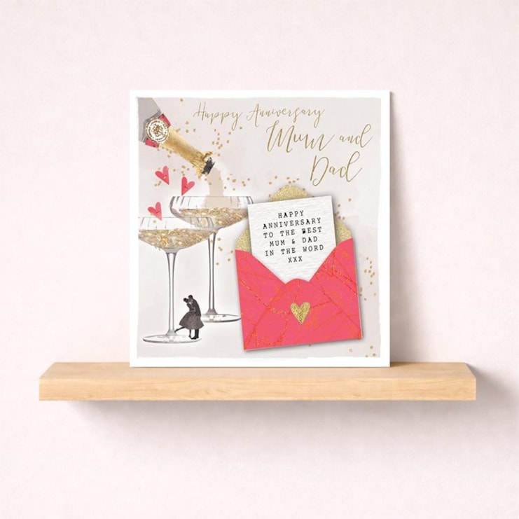 Anniversary Card - Mum and Dad Anniversary Card - Mum and Dad