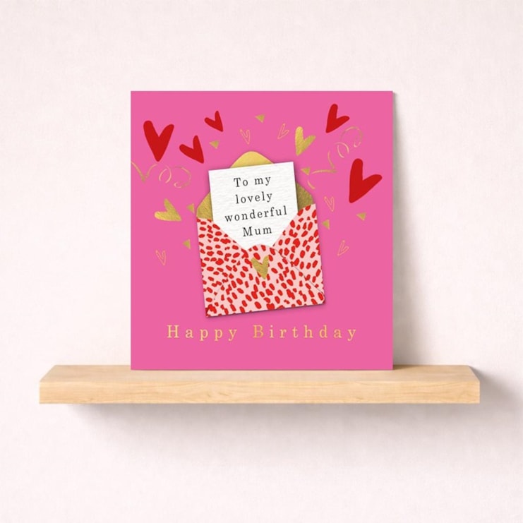 Mum Birthday Card - Wonderful Mum