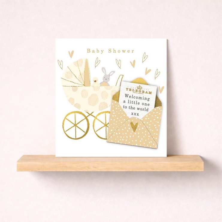 Baby Shower Card - Welcome Little One Baby Shower Card - Welcome Little One