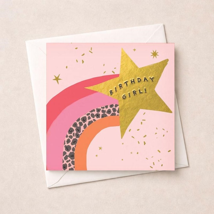 Birthday Card - Shooting Star Birthday Card - Shooting Star
