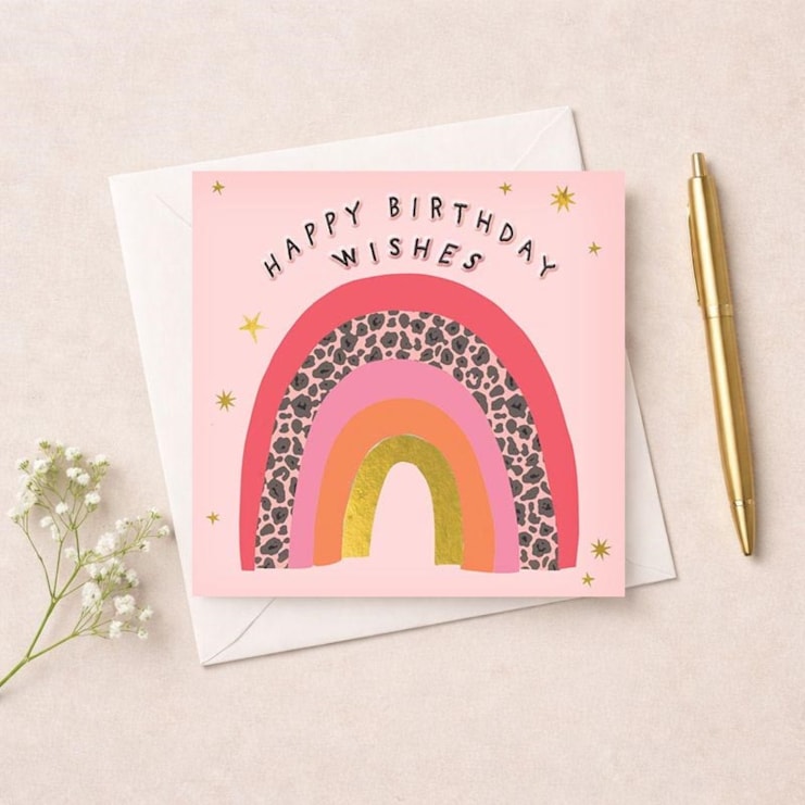 Birthday Card - Rainbow Birthday Card - Rainbow