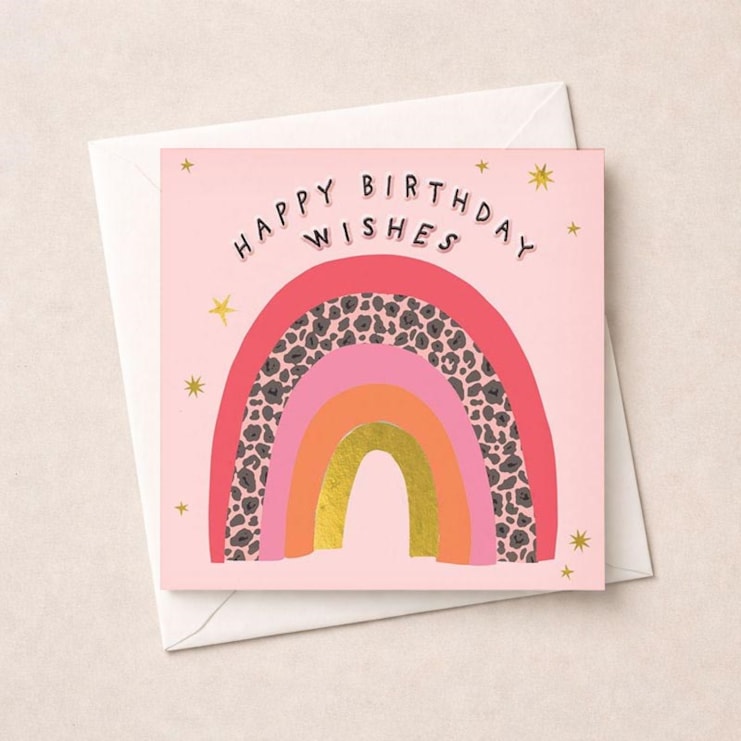 Birthday Card - Rainbow Birthday Card - Rainbow
