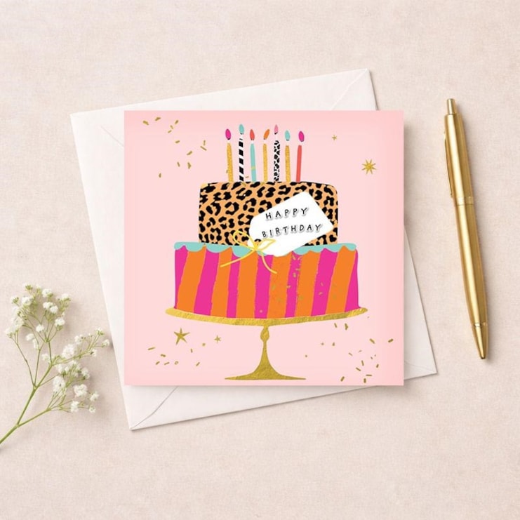 Birthday Card - Birthday Cake Birthday Card - Birthday Cake