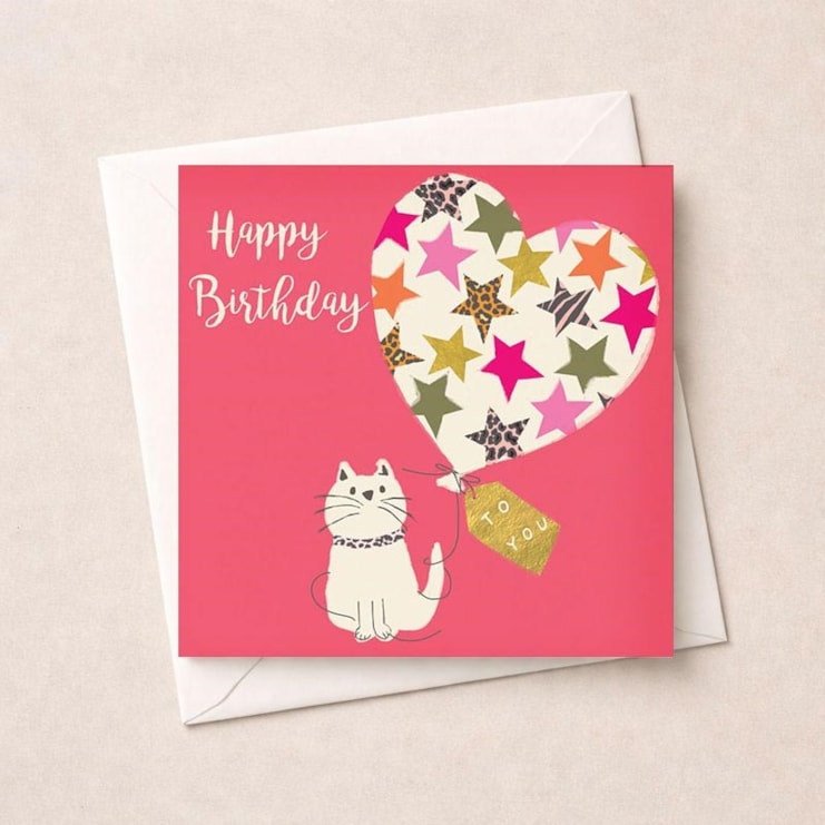 Birthday Card - Cute Cat