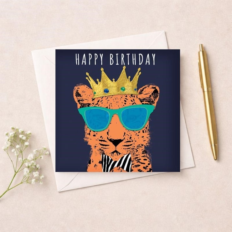 Birthday Card - Tiger King Birthday Card - Tiger King