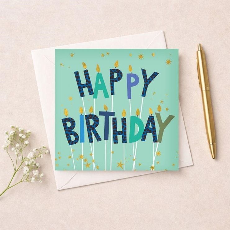 Birthday Card - Birthday Candles Birthday Card - Birthday Candles