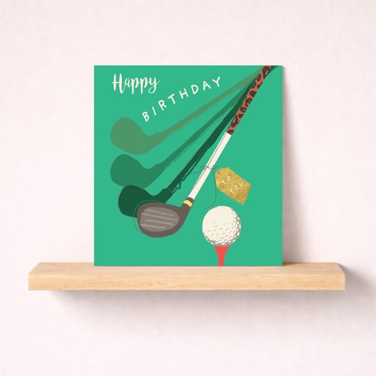 Birthday Card - Golfer