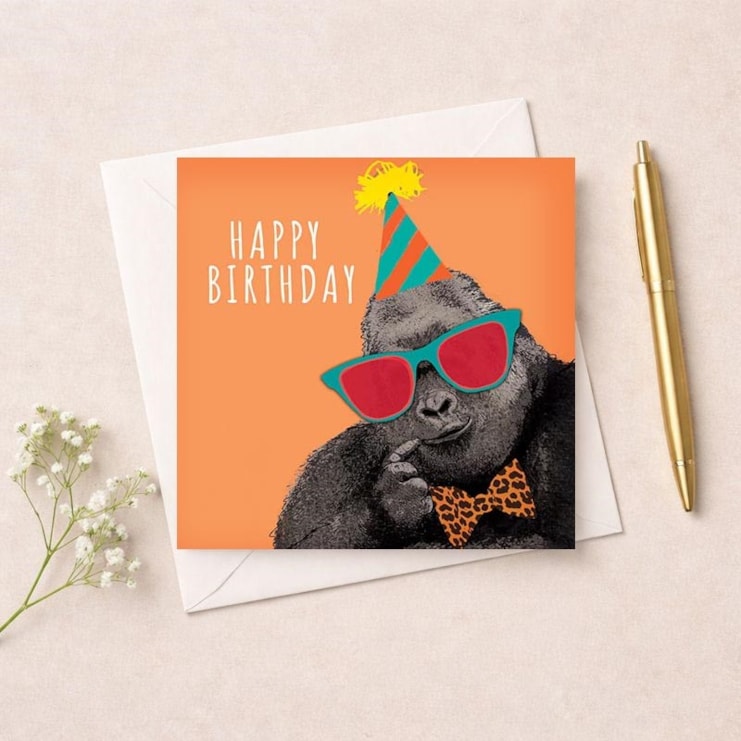 Birthday Card - Gorilla