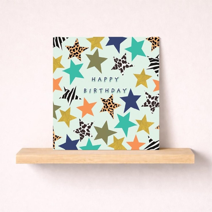Birthday Card - Stars
