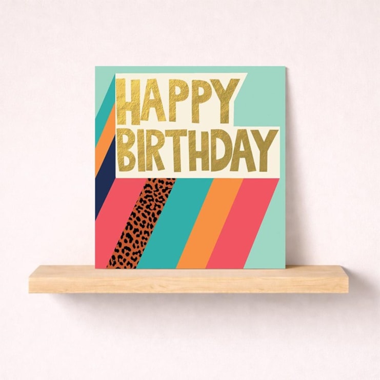 Birthday Card - Leopard Print Birthday Card - Leopard Print