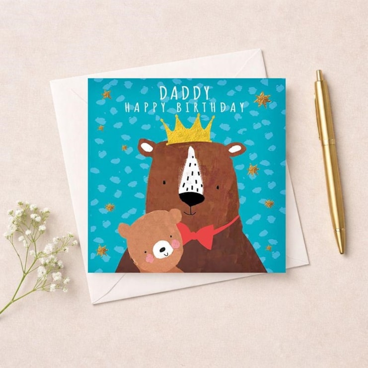 Daddy Birthday Card - Bears Daddy Birthday Card - Bears