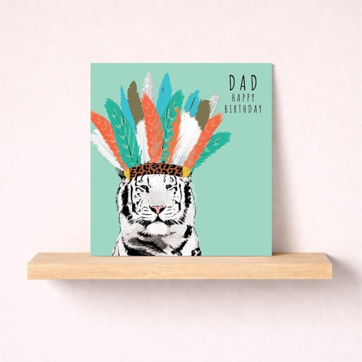 Dad Birthday Card - Tiger King Dad Birthday Card - Tiger King