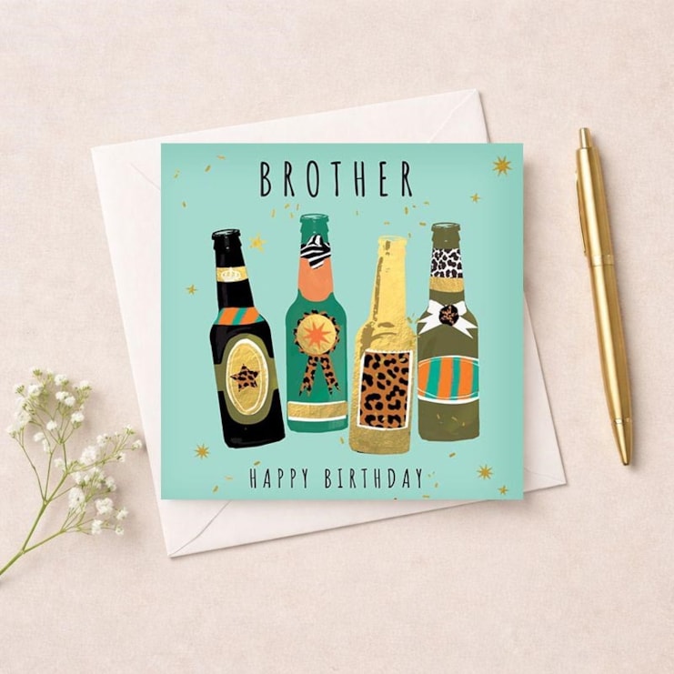 Brother Birthday Card - Birthday Beers