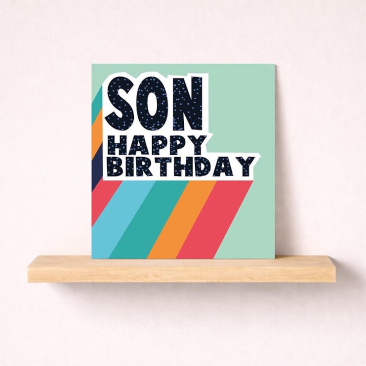 Son Birthday Card - Happy Birthday Son Birthday Card - Happy Birthday