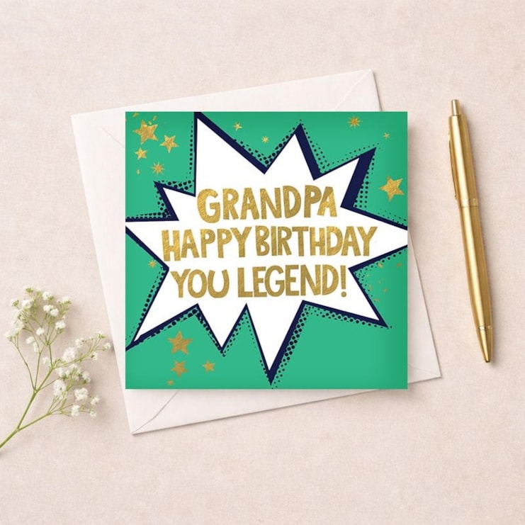 Grandpa Birthday Card - You Legend Grandpa Birthday Card - You Legend