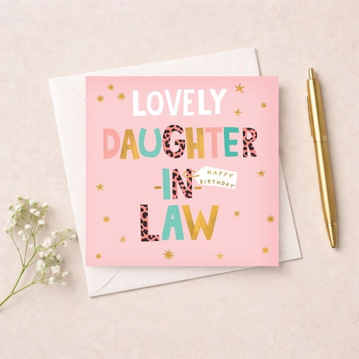 Daughter-in-Law Birthday Card - Lovely Daughter-In-Law Daughter-in-Law Birthday Card - Lovely Daughter-In-Law