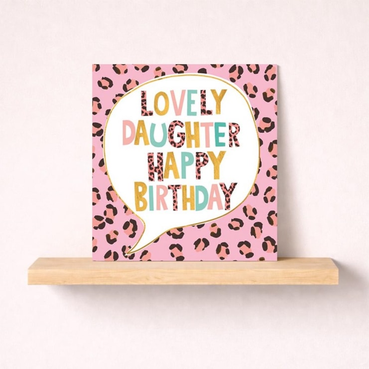 Daughter Birthday Card - Lovely Daughter