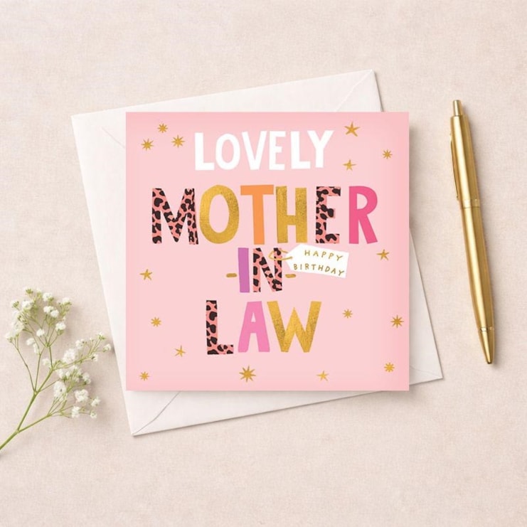Mother-in-Law Birthday Card - Lovely Mother-in-Law Birthday Card - Lovely