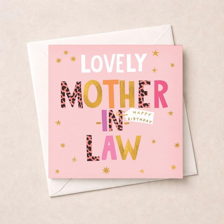 Mother-in-Law Birthday Card - Lovely Mother-in-Law Birthday Card - Lovely