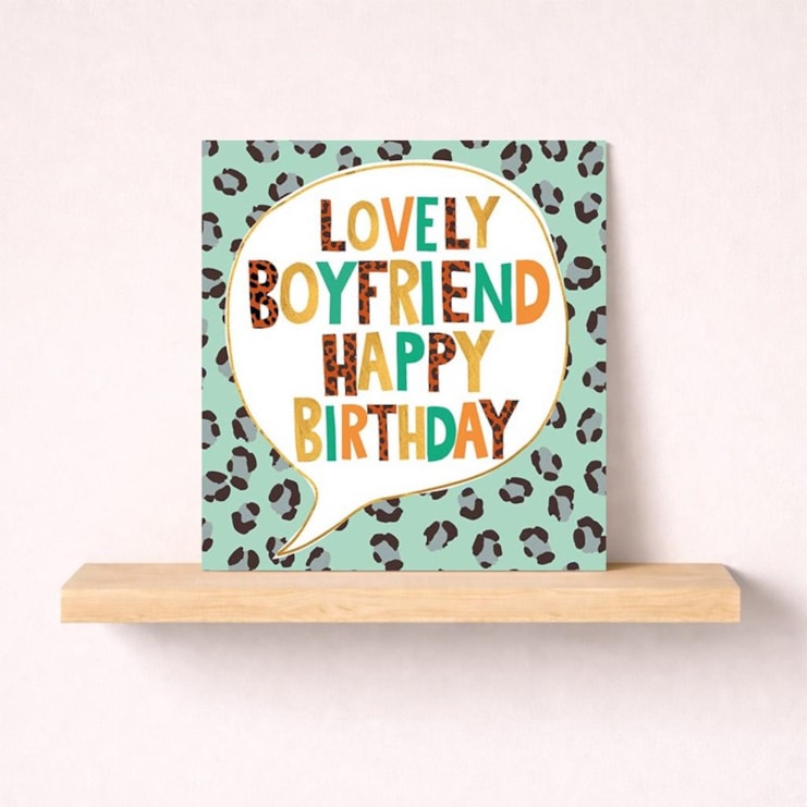 Boyfriend Birthday Card - Lovely Boyfriend Boyfriend Birthday Card - Lovely Boyfriend