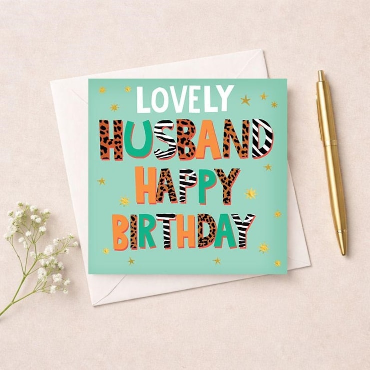Husband Birthday Card -  Lovely Husband